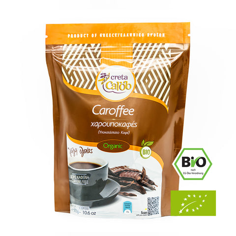 BIO Caroffee – aromatische Johannisbrot-Kaffeealternative aus Kreta, naturbelassen & vollmundig.