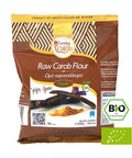 Raw Carob Flour BIO – traditionelles Johannisbrotmehl aus Kreta, natürliche Backzutat, reich an Ballaststoffen.